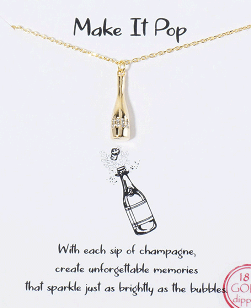 Champagne Bottle Neclace