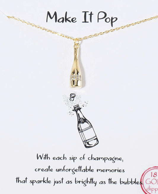 Champagne Bottle Neclace