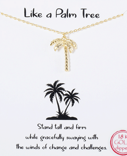 Palm Tree Necklace