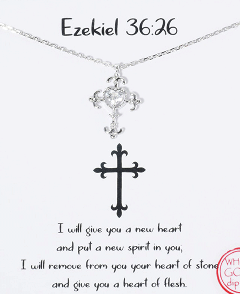 Cross CZ Necklace