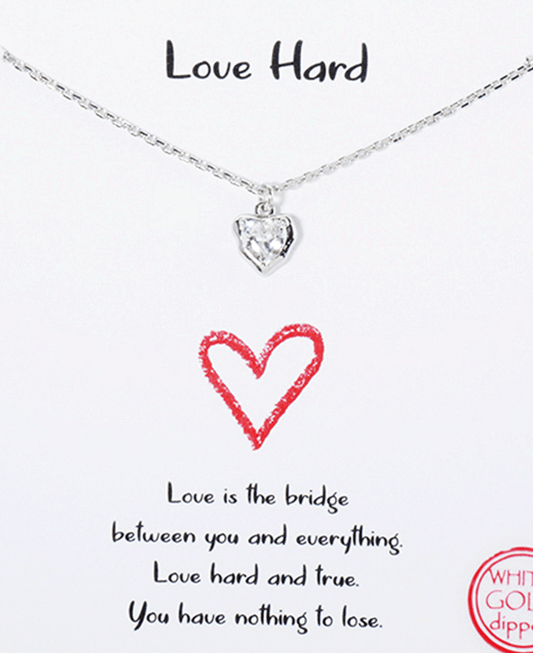 Heart CZ Necklace