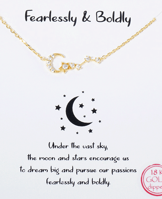 Moon & Star Necklace