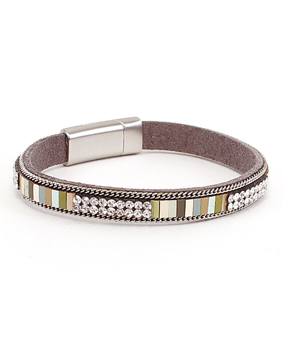 Multi Color Leather Bracelet