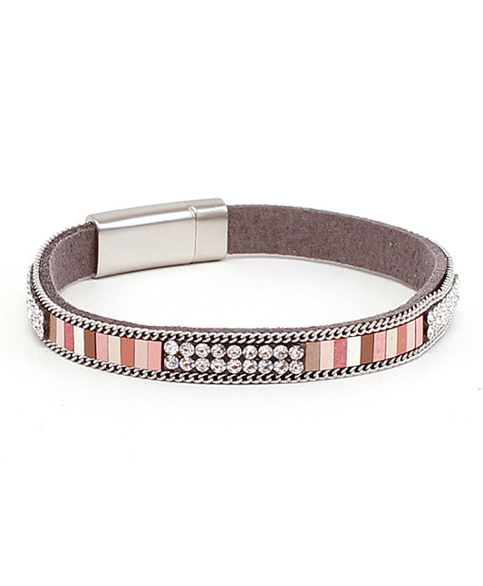 Multi Color Leather Bracelet