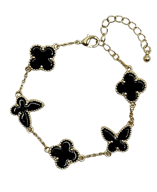 Clover & Butterfly Shape Bracelet