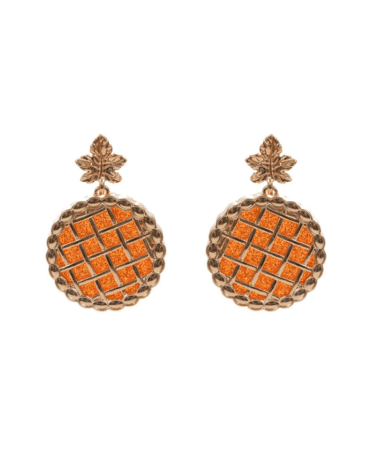 Pumpkin Pie Metal Post Earring