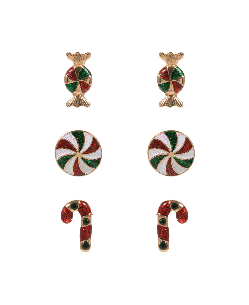 Christmas 3 Set Multi Earring