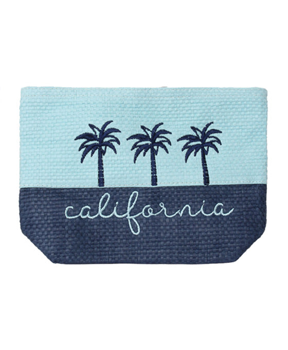 2 Tone Letter California Pouch Bag