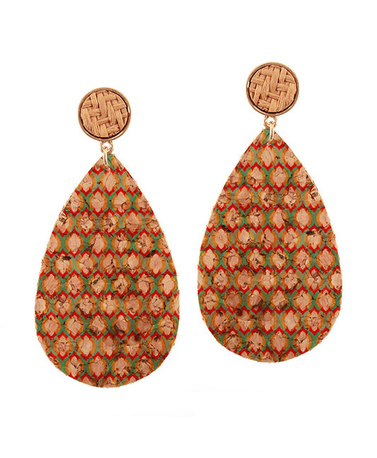 Metal Cork Moroccan Earring