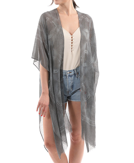 Tye Dye Poncho Kimono