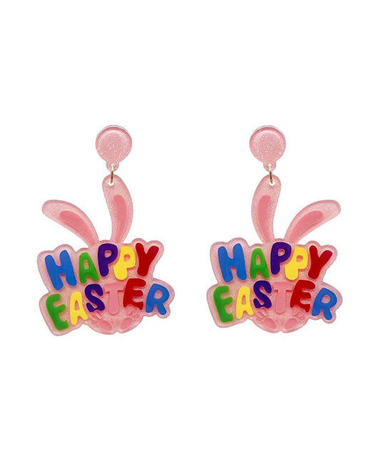 Happy Easter Acrylic Earring