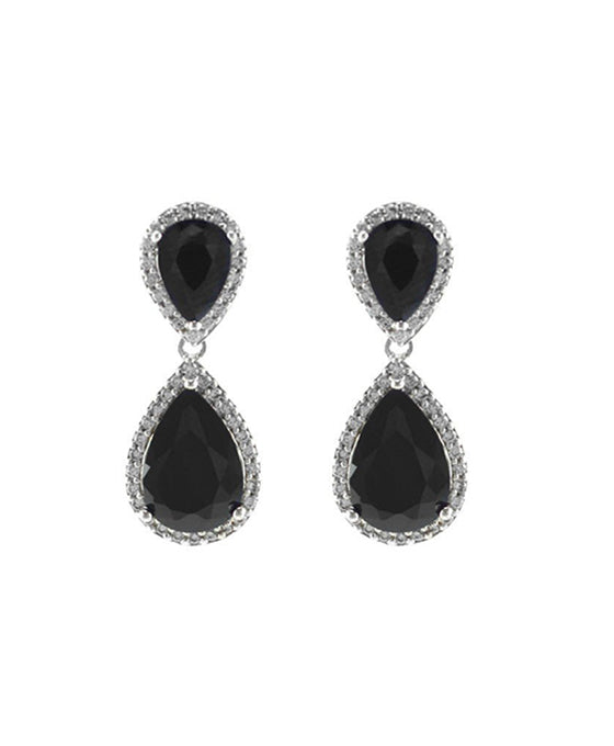 CZ Tear Drop Earring