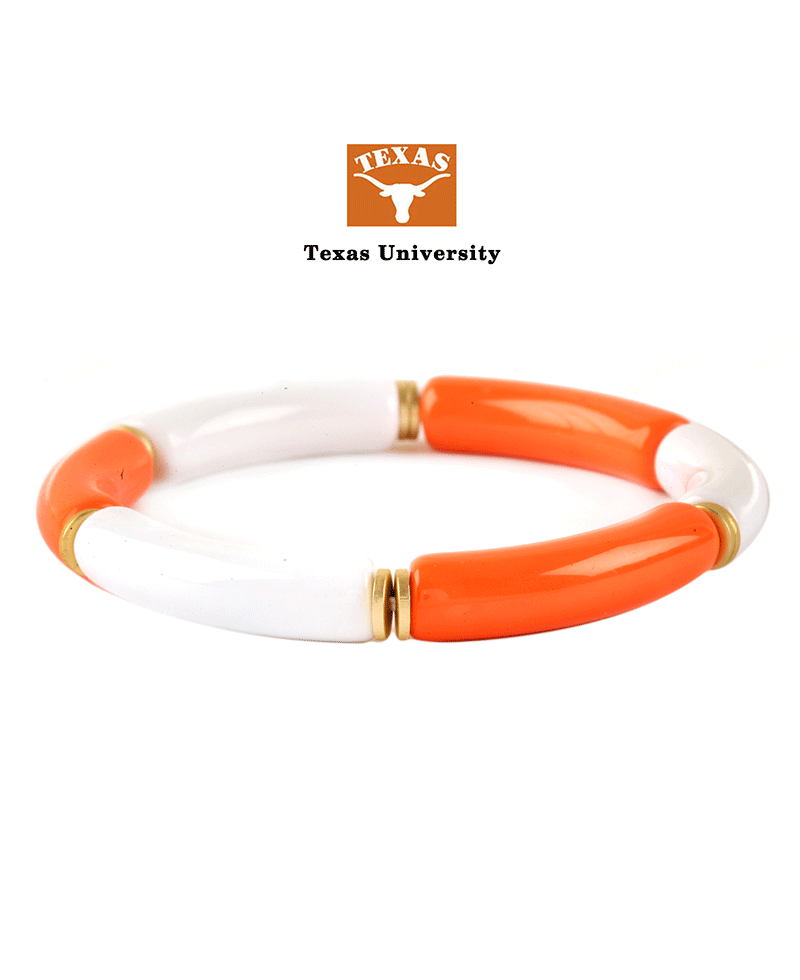 Acetate Pipe Gameday Elastic Bracelet