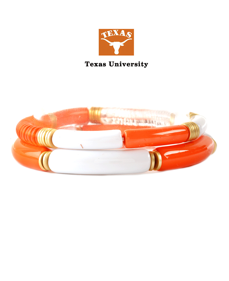 Acetate Pipe Gameday Stackable Bracelet