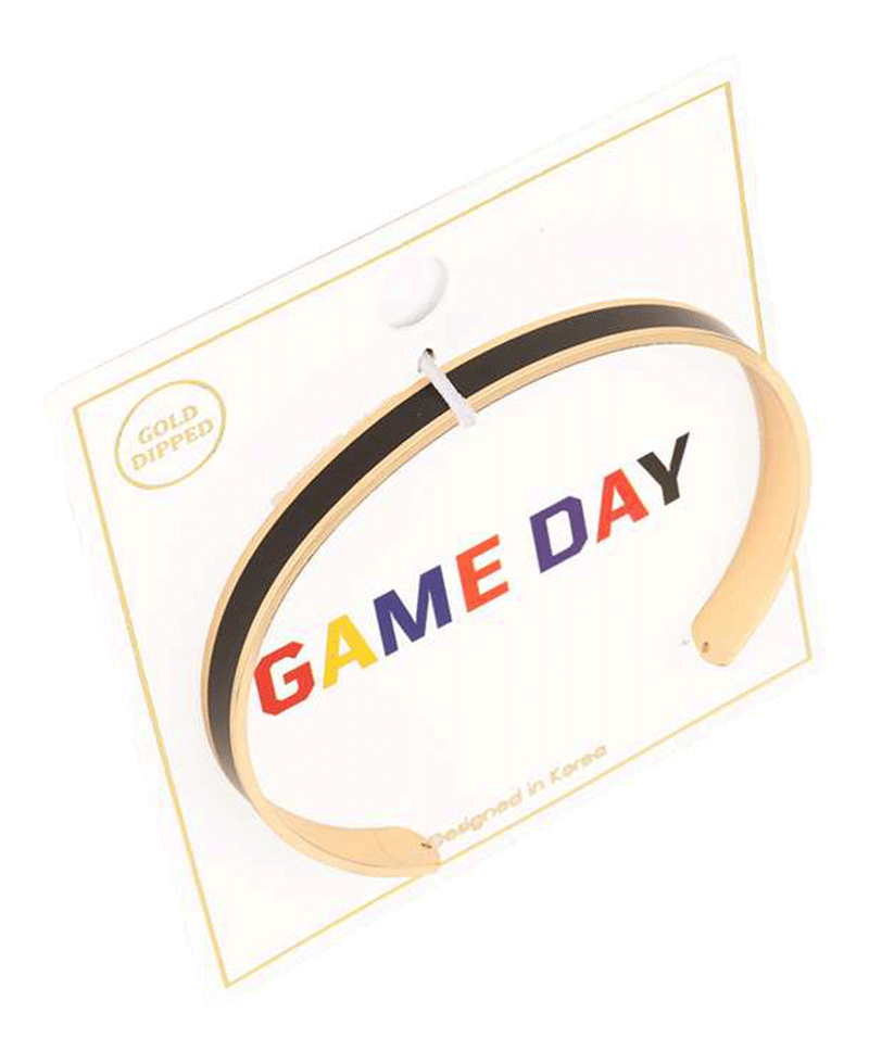 Metal Gameday Bangle Bracelet