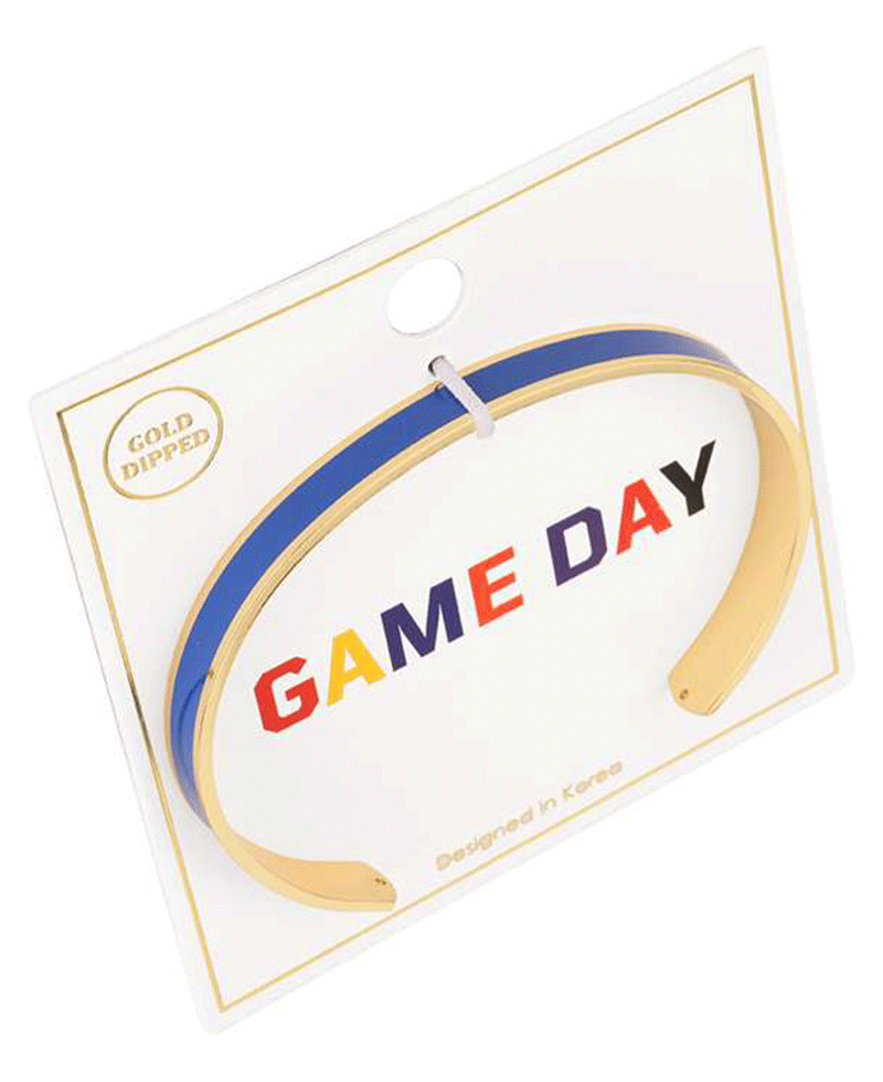 Metal Gameday Bangle Bracelet