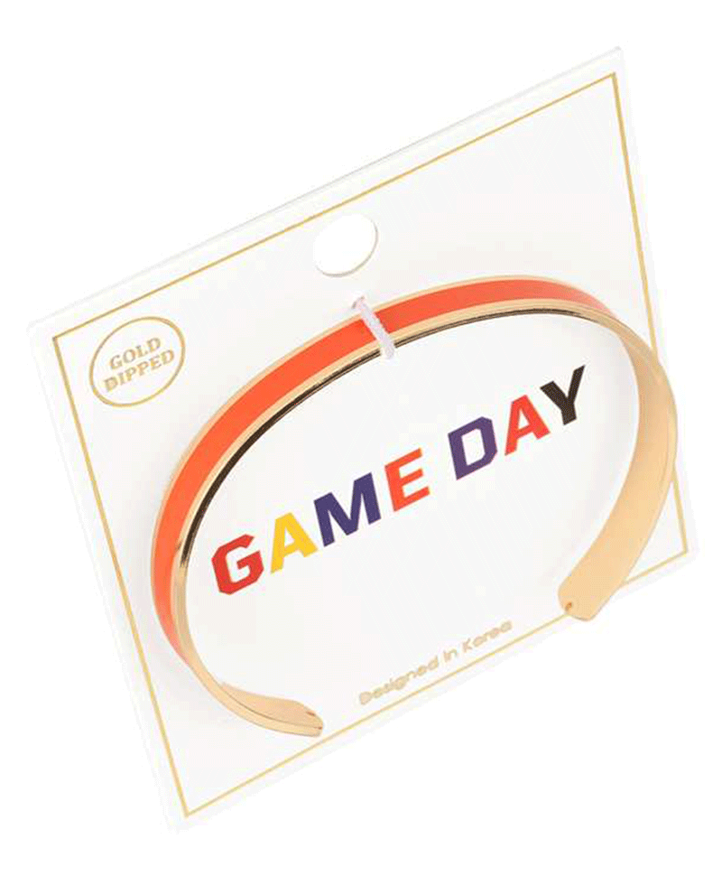 Metal Gameday Bangle Bracelet