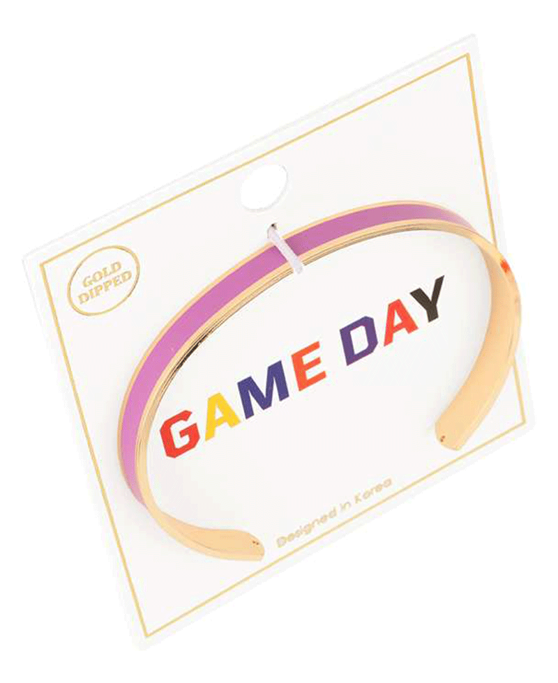 Metal Gameday Bangle Bracelet