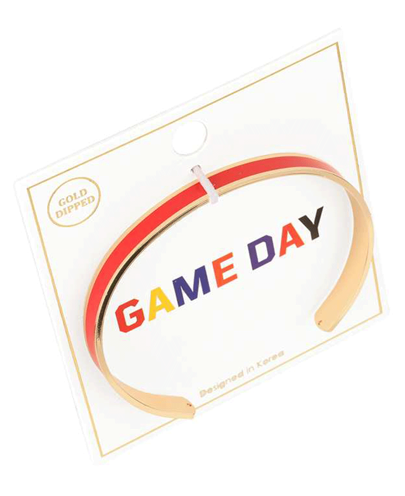 Metal Gameday Bangle Bracelet