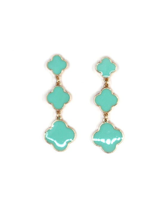 Clover Drop Earring