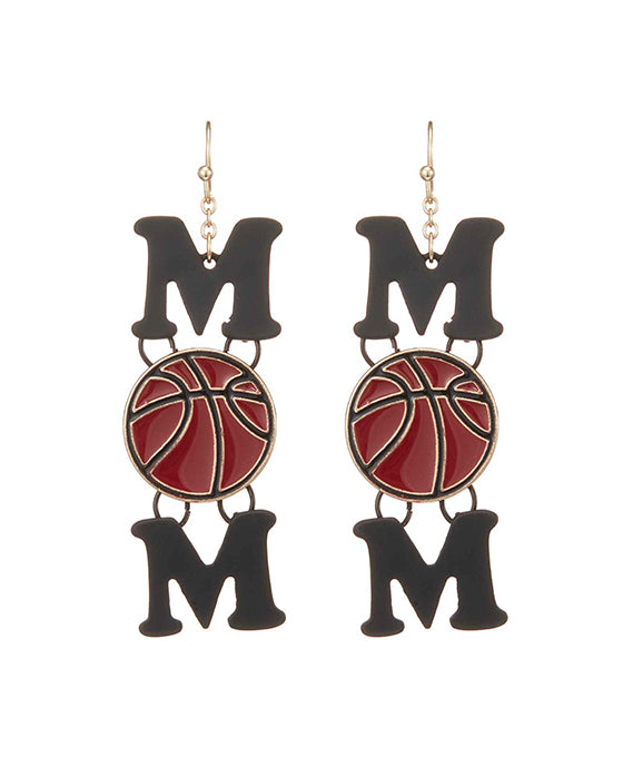 Sports w/ Mom Epoxy Earring