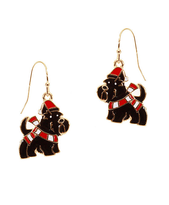 Epoxy Christmas Animal Earring