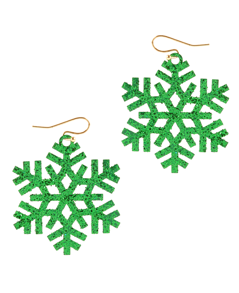 Glitter Christmas Earring