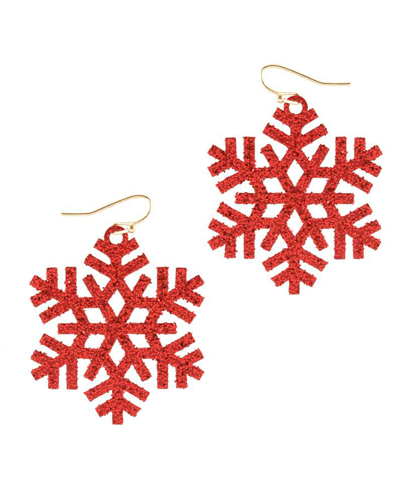 Glitter Christmas Earring