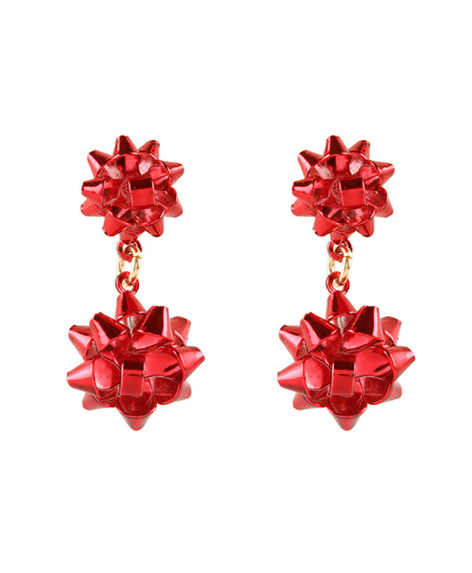 Metal Christmas Aluminum Coating Post Earring