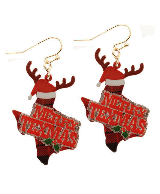 Christmas Texas Earring