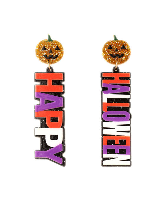 Acrylic Halloween Post Earring