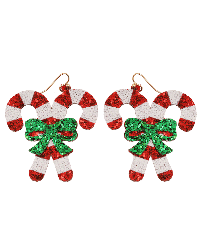 Glitter Christmas Earring