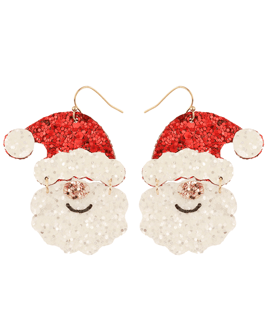 Glitter Christmas Earring