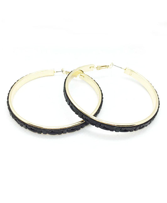 Metal Hoop Earring