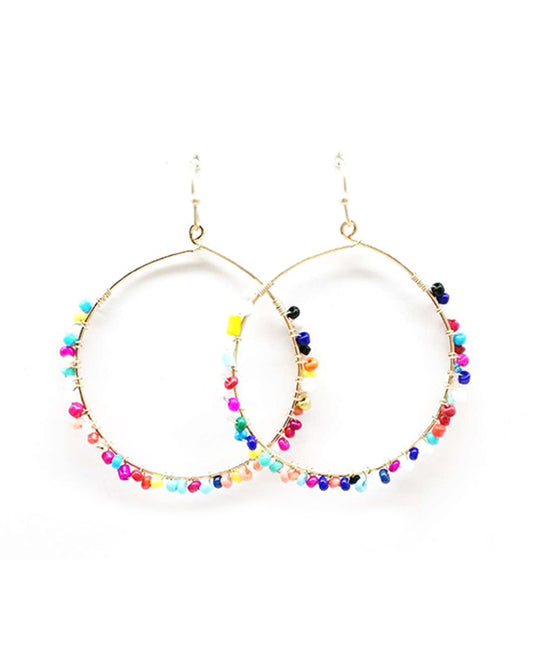 Pearl Hoop Earring