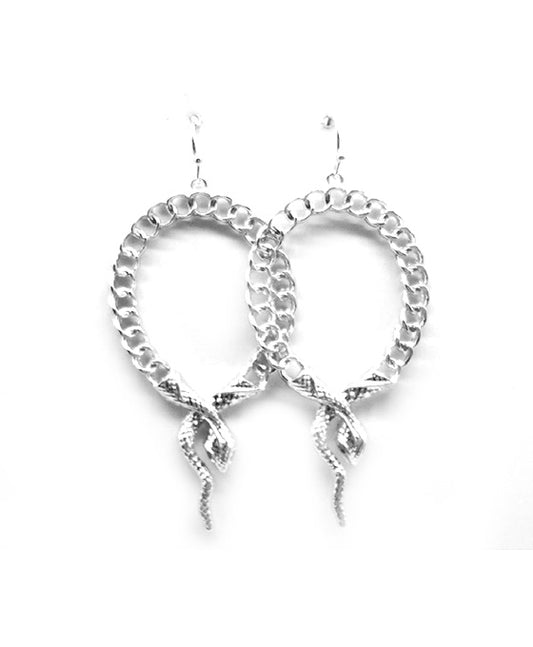 Metal Snake Earring