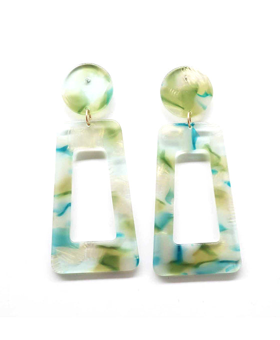 Acetate Post Earring