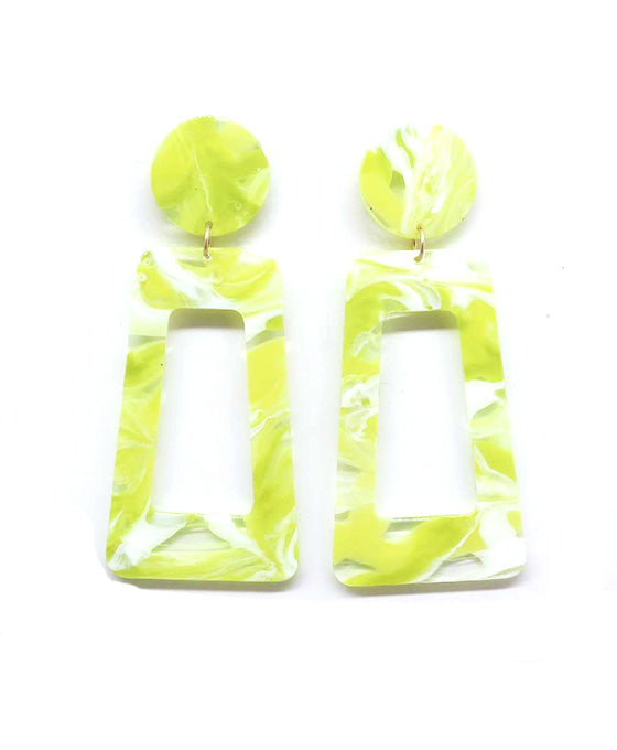 Acetate Post Earring