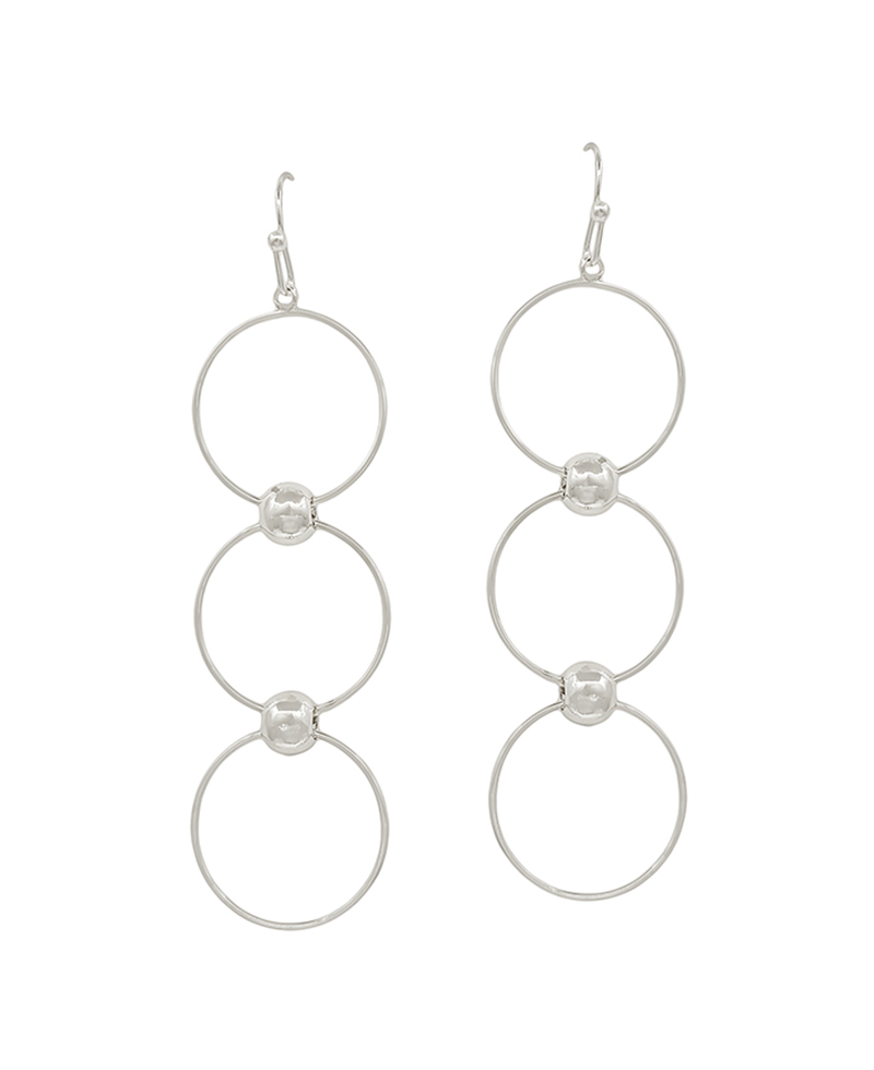 2" Wire Round CCB Earring