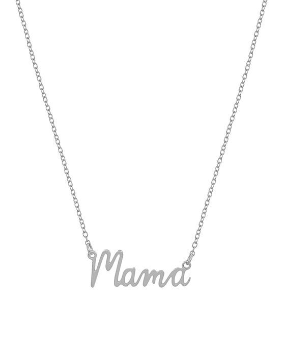 16 Inches Mama Pendant Short Necklace