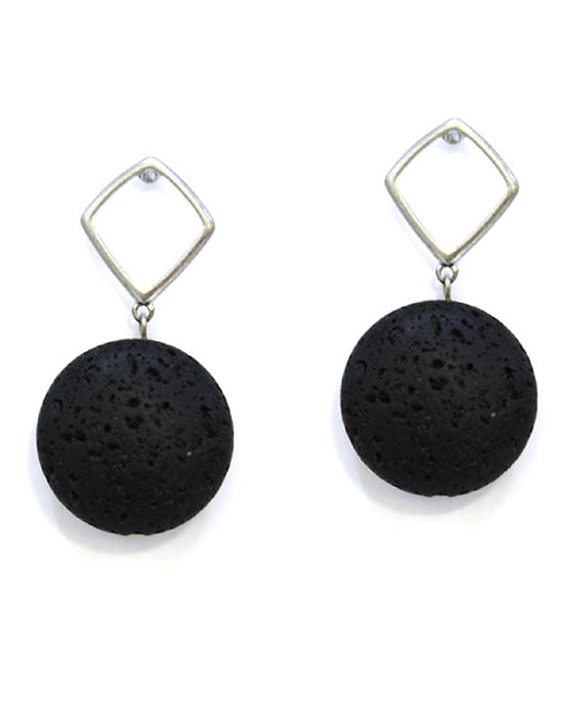 Round Drop Earring