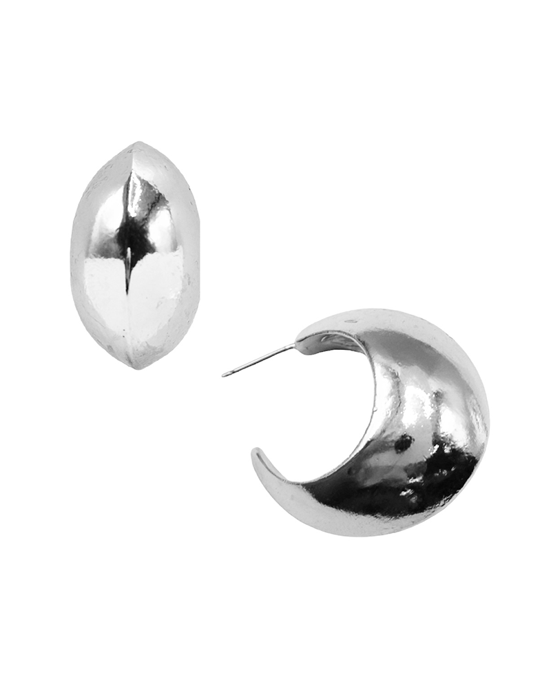 Teardrop Shape Hoop Earring