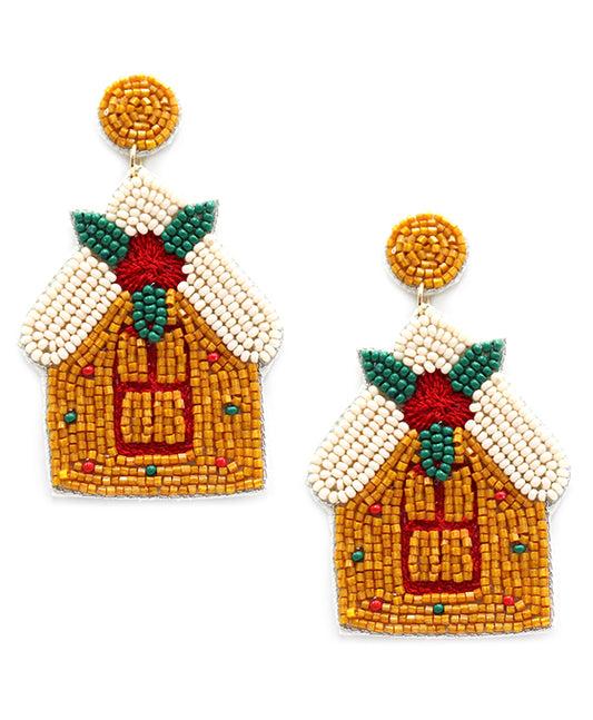 Christmas Beaded Earring