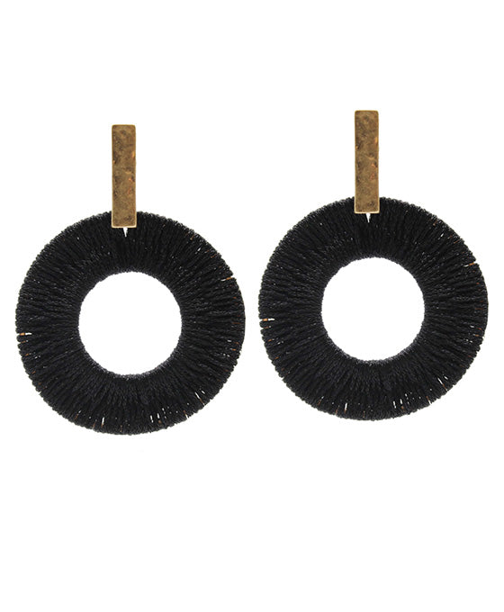 Wrapped Round Post Earring