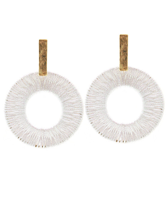 Wrapped Round Post Earring