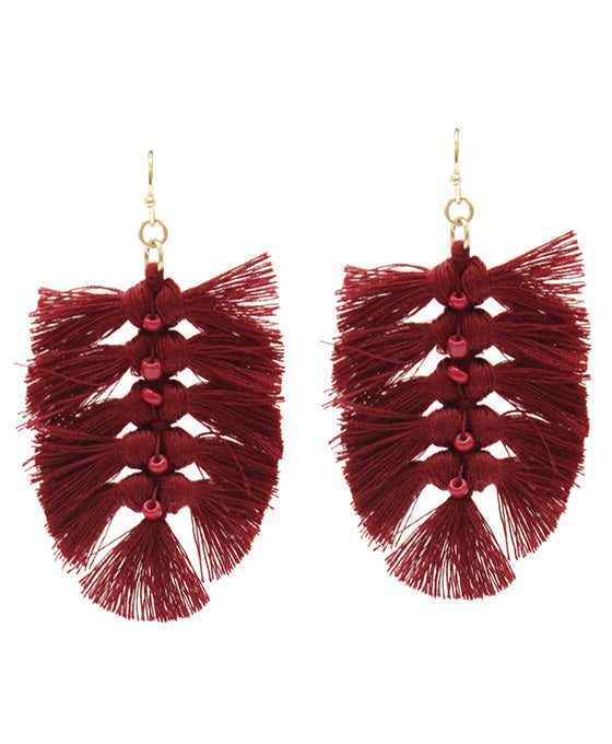 Tied Tassel Earring