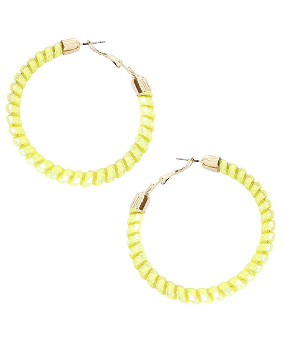 Twisted Hoop Earring