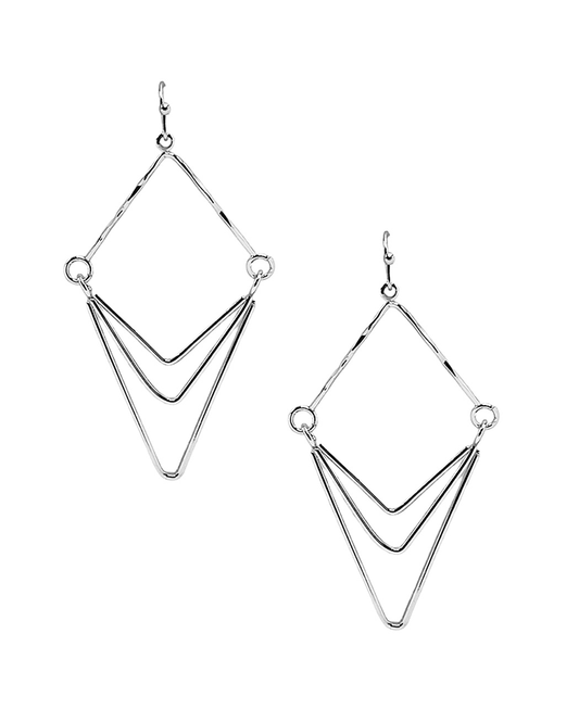 Multi V Shape Wire Earring