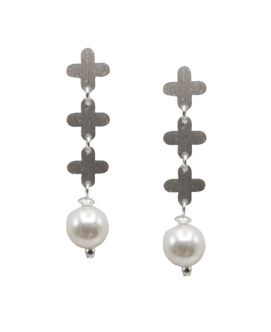 Pearl Accent Drop Earring