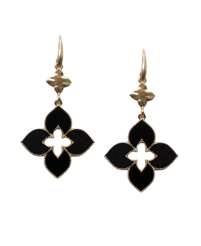 Double Clover Shape Earring